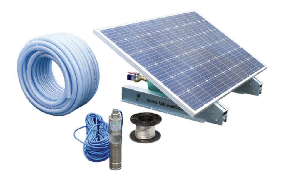 Solar water pump kit