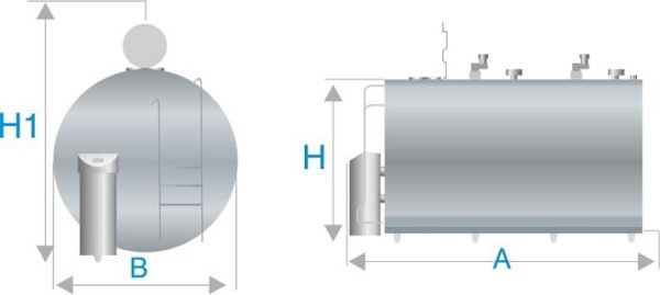 Milk cooling tanks horizontal - Image 4