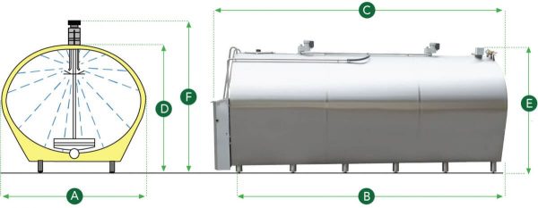 Milk cooling tanks horizontal - Image 5