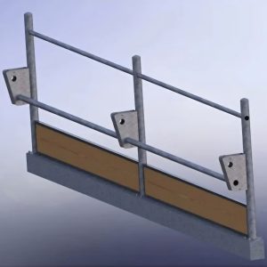 Feed Table Barrier Adjustable Holder